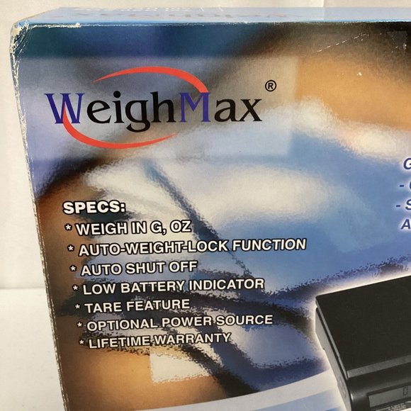 Weighmax Digital Postal Scale Model W-2822-75L Battery Operated No AC Adapter - Picture 2 of 8